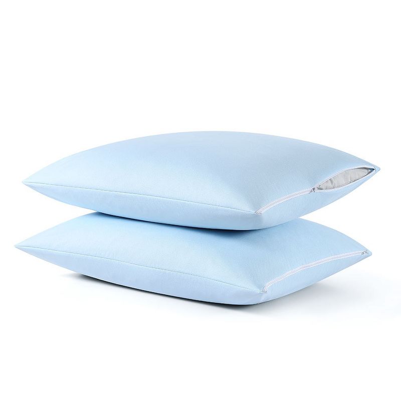 Guardmax Waterproof and Breathable Pillow Protector with Zipper- (2 Pack), 2 of 11
