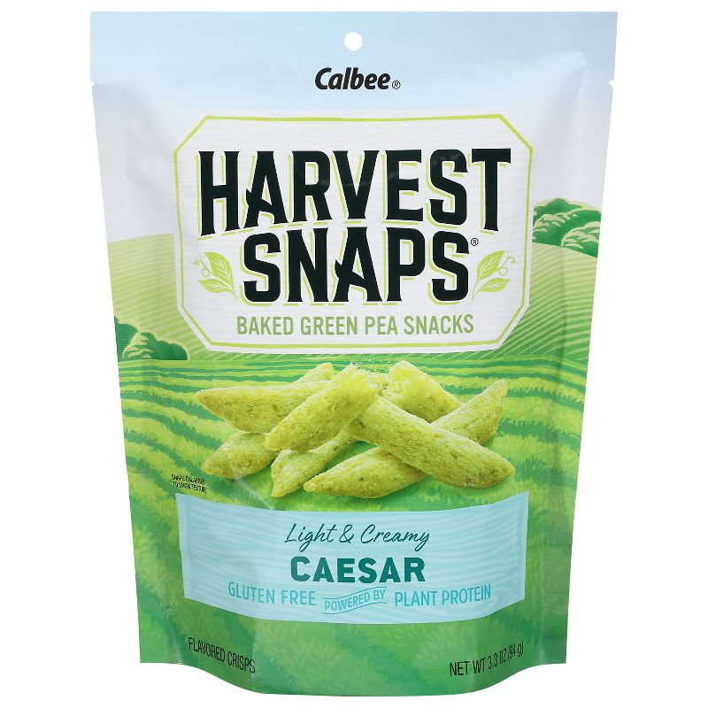 Harvest Snaps Green Pea Snack Crisps Caesar - 3.3oz, 1 of 9