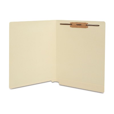 HITOUCH BUSINESS SERVICES Reinforced End Tab Classification Folder Letter Size Manila 50/Box TR18356