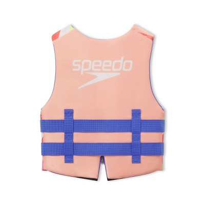 Speedo Youth PFD Life Jacket Vest - Pink Parasol_2