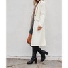 Women's Cozy Long Wool Coat - DRESS FORUM - 3 of 4