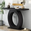 Mirod Stylish Modern Console Table, Sofa Table With Egg-Shaped Base, Console Table Wood Enhanced Stability And Durability-Cuddlewood - 2 of 4