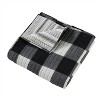 Camden Black Quilted Throw - Levtex Home - 2 of 3