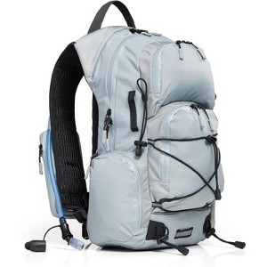 22L Hiking Backpack with Water Bladder - Water Backpack for Hiking with Waterproof Zippers, Phone & Pole Holders - 1 of 4