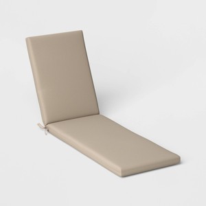 78"x24" Woven Outdoor Chaise Lounge Cushion - Threshold™ - 1 of 4