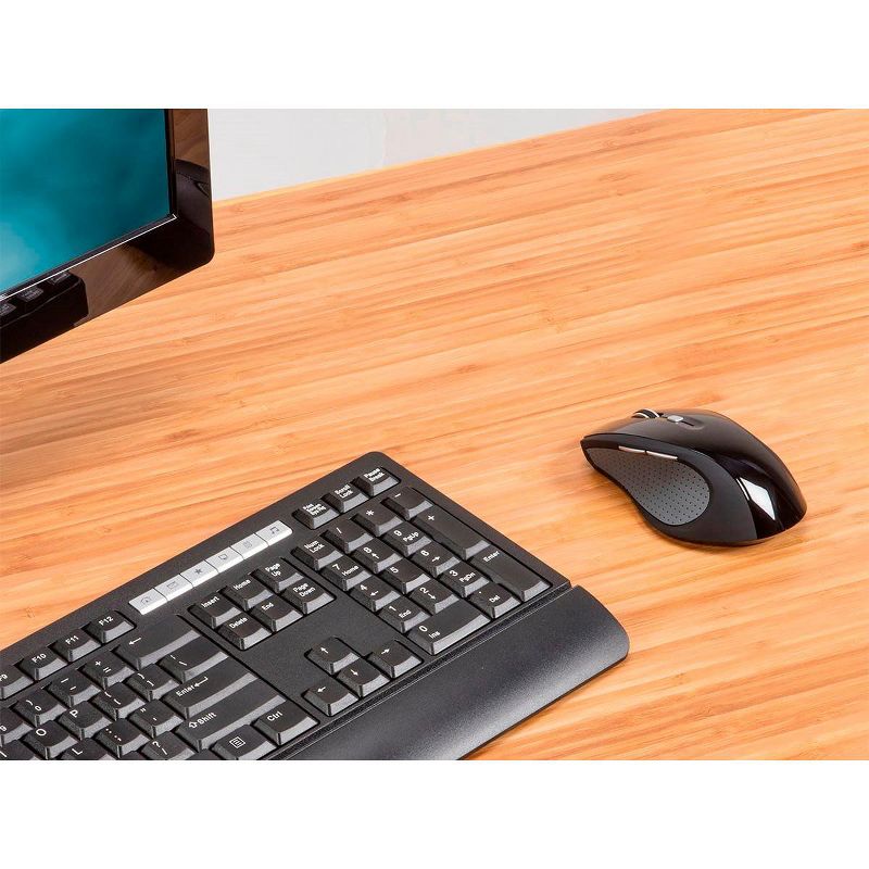 Monoprice Select Wireless Ergonomic Mouse - Black - Ideal For Work, Home, Office, Computers - Workstream Collection, 5 of 6