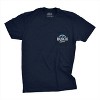 Adult Busch Latte Dark Navy Pocket Tee Shirt - 2 of 4