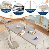 Nasitip 5-Piece Kids Folding Table & Chairs Set, Toddler Activity Table for Daycare, Classroom, Home - 4 of 4