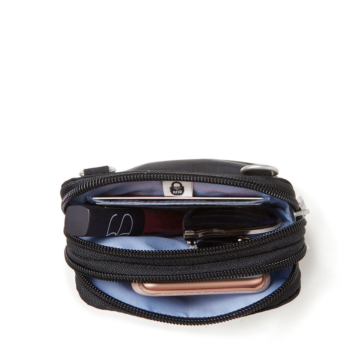 baggallini Women's True Classic Take Two RFID Bryant Small Crossbody Bag - thumbnail 5