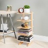 Attop 5-Tier Wooden Small Bookshelf for Small Spaces – Compact Freestanding Bookcase Organizer for Small Spaces – Space-Saving Storage Shelf - 2 of 4
