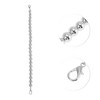 Unique Bargains Faux Pearl Handbag Strap Silver Tone 1 Pc - 3 of 4
