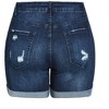 CITY CHIC | Women's Plus Size Ripped Love Short - dark denim - 16W - image 4 of 4