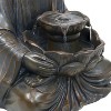 Sunnydaze 18"H Electric Polyresin Peaceful Buddha Outdoor Water Fountain - image 3 of 4