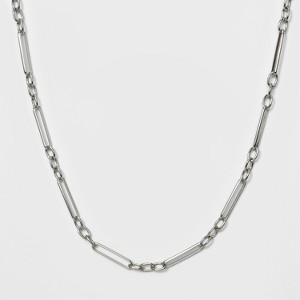 petiteShort Link Necklace - A New Day Silver, Women