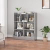 3-Tier Toy Storage Organizer with Bookshelf, Kids Bookshelf with Cubby Organizer Cabinet, Wooden Bookcase for Playroom, Nursery, Kids Room - 3 of 4
