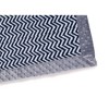 Bacati - Navy Chevron with Solid Border Blanket (Navy Chevron/Grey Border) - image 4 of 4