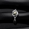 Christine Engagement Ring for Women Promise Heart Birthstone Cz Sterling Silver by Ginger Lyne - 4 of 4