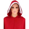HalloweenCostumes.com Adult Handmaid's Tale Costume Womens, Hooded Red Cloak Robe Halloween Outfit - 3 of 4