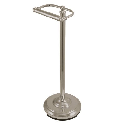 Kingston Brass CC8108 Claremont Freestanding Toilet Paper Stand Satin Nickel