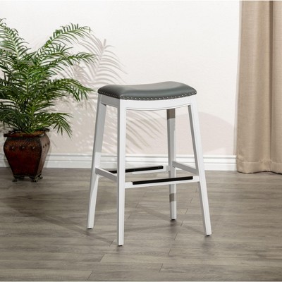 NicBex Bar Stools for Kitchen Island,Modern Leather  Counter Bar Stools with Wooden Legs,Bar Chairs for Dining Rooms,Kitchens Islands