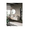 Elegant Lighting Round pivot mirror 24 inch in silver - 3 of 4
