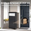 20.5"x13.8"x44.1" Package Letter Delivery Boxes Coded Lock Home Drop Container - 3 of 4