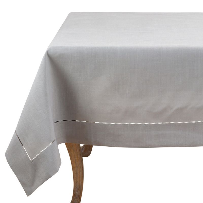 Saro Lifestyle Classic Hemstitch Border Tablecloth, 2 of 5