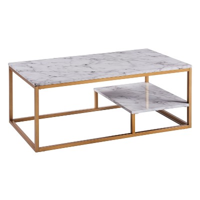 target brass coffee table