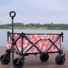 Vynxaria Foldable Multifunctional Utility Garden Cart - Ideal for Camping, Picnics, Beach Trips, Gardening, and Shopping - 4 of 4