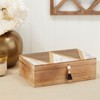 Juvale Small Wooden Decorative Box With Lid And Tassel For Jewelry, Trinket  Storage, 9.4 X 6 X 3 In : Target