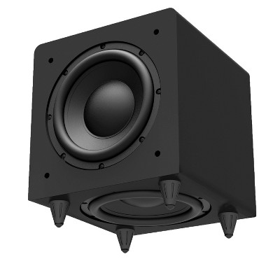 Monoprice Ssw-12 Powered Slim Subwoofer - 12 Inch - Black With Ported ...