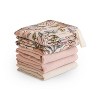 Mushie Muslin Cotton Washcloth 5-Pack - 4 of 4