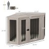Outdoor Dog Shade Shelter with Steel Frame,Portable Water Resistant Dog House Canopy for Camping,Patio,Garden,Backyard - LAOTIES - 2 of 4