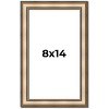 PosterPalooza | Photo Size Refined Silver Picture Frame - UV Acrylic, Foam Board Backing, Hanging Hardware - 2 of 4