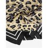 Elerevyo Women's Leopard Printed Square Satin Silk Feeling Neck Scarves Bandanas 35.4" X 35.4" - 4 of 4