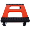 NAYSAYE Hand Truck Dolly Heavy Duty Poly Mover Dolly 1200lb Capacity for Home and Workshop, Red, 18"*5"*12" - 4 of 4