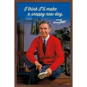 Trends International Mister Rogers - New Day Framed Wall Poster Prints - 1 of 4