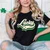 Simply Sage Market Women's Lucky Script Short Sleeve Graphic Tee - 2 of 4