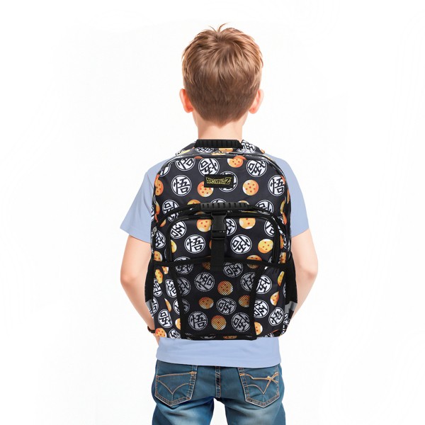 Set de mochila y lonchera de 16" de Dragon Ball Z con estampado completo para escuela y viajes 7