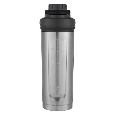 Contigo 24oz Shake and Go Fit Thermalock Hydration Bottle Silver