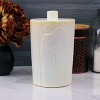 Gibson 5 Inch x 7.65 Inch Stoneware Canister with Lid in Off White - 2 of 4