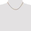Black Bow Jewelry 2.5mm, 14k Tri-Color Gold, D/C Solid Rope Chain Necklace - 2 of 4