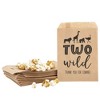 Blue Panda 100 Pack Two Wild Kraft Paper Treat Bags for kids 2nd Birthday, Party Favors Cookie Goodie Gift Bags for Decorations, 5 x 7.5 in - 3 of 4