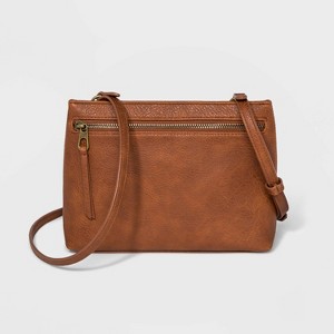 Zip Closure Crossbody Bag - Universal Thread Brown, Women