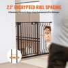 VEVOR Baby Gate,29.5"-46.4"Extra Wide,30" High, Dog Gate,Thru Auto Close Child Gate Pet Security Gate with Pressure Mount Kit and Wall Mount Kit,Black - 4 of 4