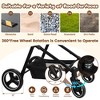 Itopfox Foldable Double Pet Stroller for 2 Small Medium Cats Dogs, Lightweight Single and Double Integrated Stroller with Detachable Carriers - 4 of 4