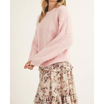 Women's Fuzzy Knit Pullover - STORIA