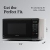 Farberware 1000-Watt 1.1 Cu. Ft. Countertop Microwave Oven With LED Lighting and Child Lock, Retro Black - 4 of 4