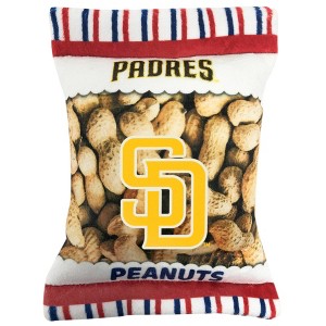 MLB San Diego Padres Peanut Bag Pets Toy - 1 of 3