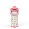 Zak Designs Antimicrobial 14oz Stainless Steel Double Wall Vacuum Beacon Bottle - 2 of 4
